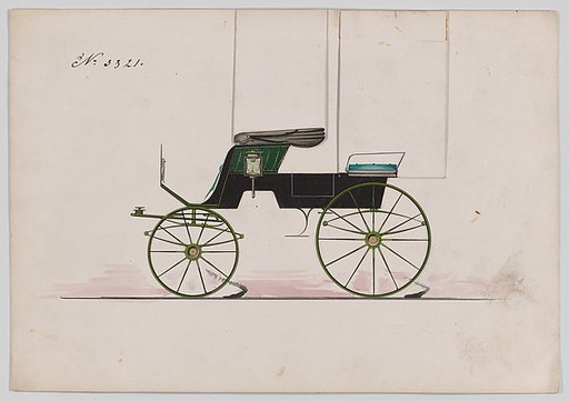 Design for 2 seat Phaeton, no. 3321