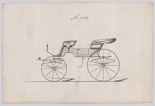 Design for 2 seat Phaeton, no. 3387