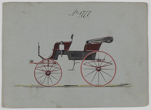 Design for 2 seat Phaeton, no. 3779