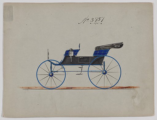 Design for 2 seat Phaeton, no. 3851