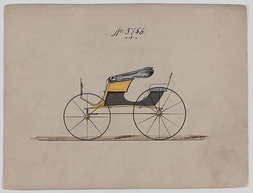 Design for Side Bar Phaeton, no. 3856