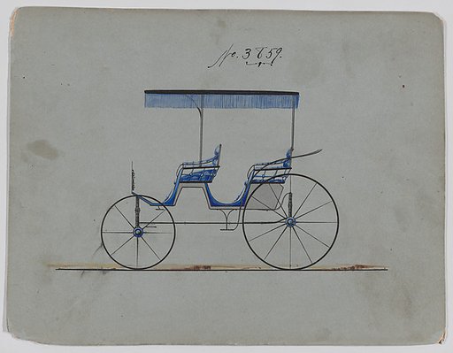 Design for Canopy Top Phaeton, no. 3859