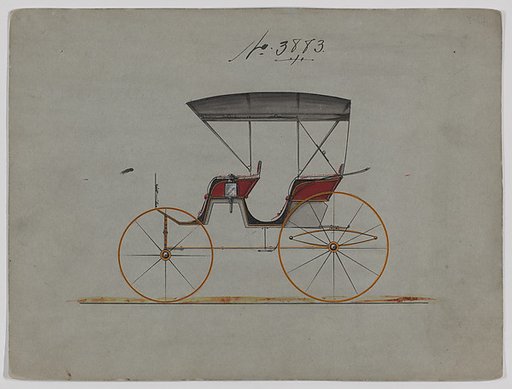 Design for Extension Top Park Phaeton, no. 3883