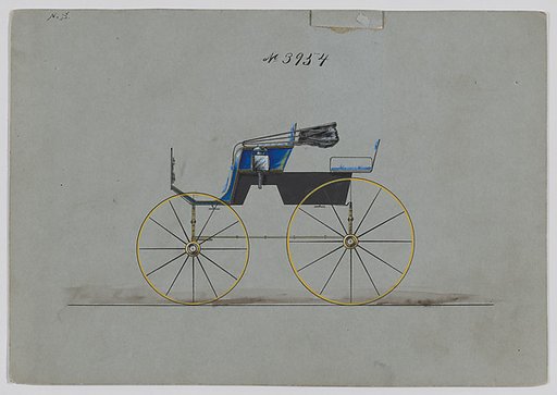 Design for Oakland or Stanhope Phaeton, no. 3954