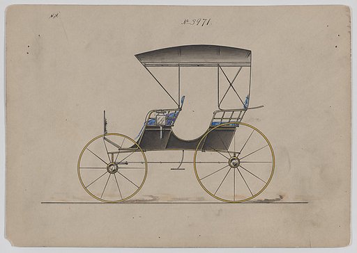 Design for 2 seat Park Phaeton, no. 3971