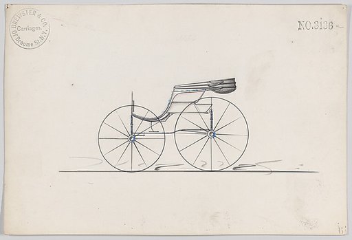 Design for Pony Phaeton, no. 3136a