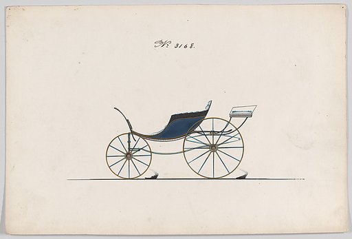 Design for Pony Phaeton, no. 3168