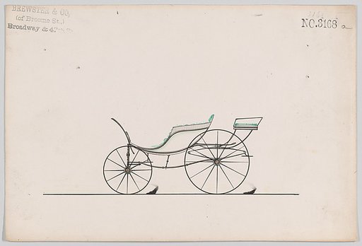Design for Pony Phaeton, no. 3168a