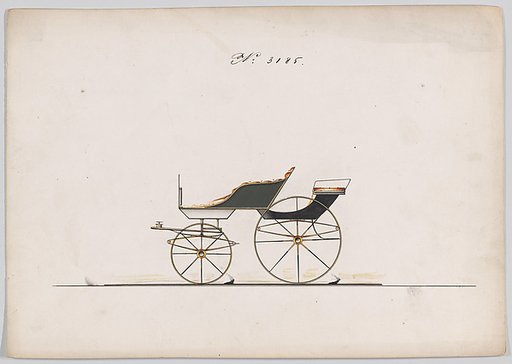 Design for Pony Phaeton, no. 3185