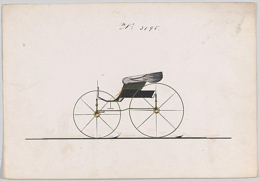 Design for Pony Phaeton, no. 3195