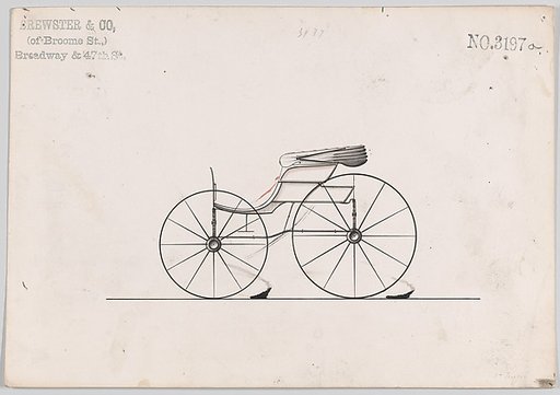 Design for Pony Phaeton, no. 3197a