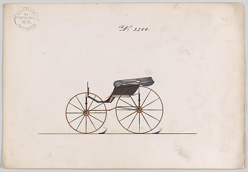 Design for Pony Phaeton, no. 3200