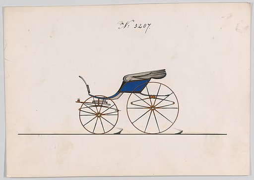 Design for Pony Phaeton, no. 3207