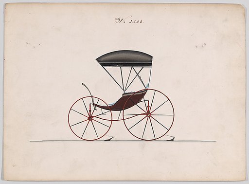 Design for Pony Phaeton, no. 3208