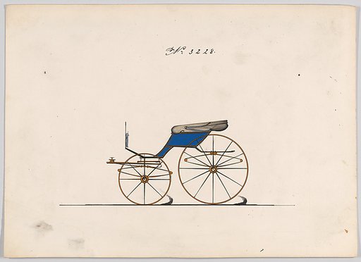 Design for Pony Phaeton, no. 3228