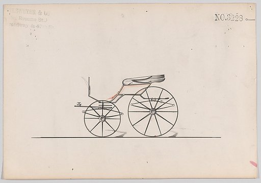 Design for Pony Phaeton, no. 3228a