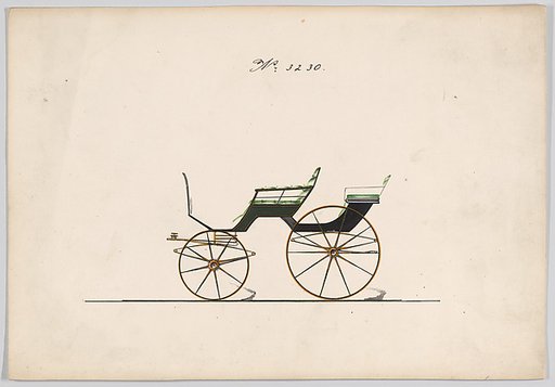 Design for Pony Phaeton, no. 3230