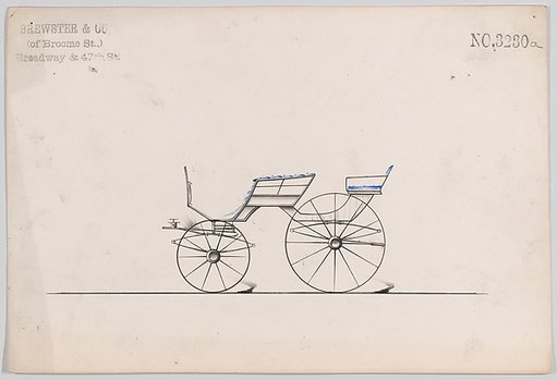Design for Pony Phaeton, no. 3230a