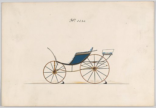 Design for Pony Phaeton, no. 3242