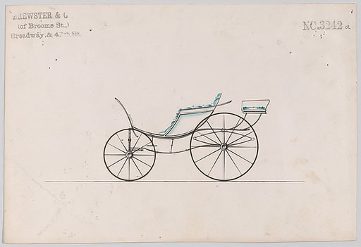 Design for Pony Phaeton, no. 3242a