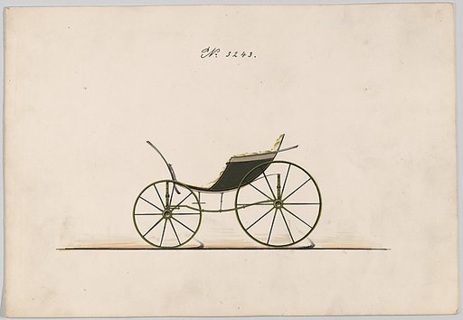 Design for Pony Phaeton, no. 3243