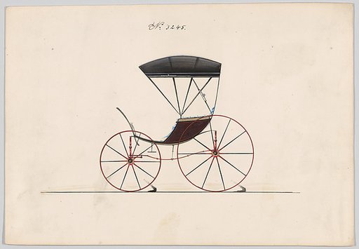 Design for Pony Phaeton, no. 3245