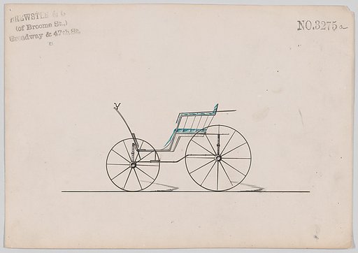Design for Pony Phaeton, no. 3275a