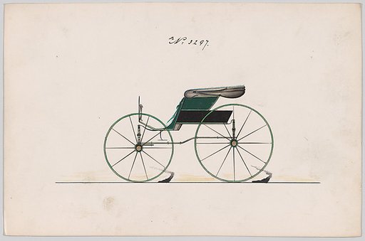 Design for Pony Phaeton, no. 3297