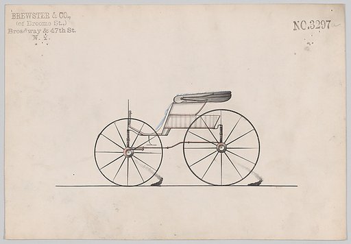 Design for Pony Phaeton, no. 3297a