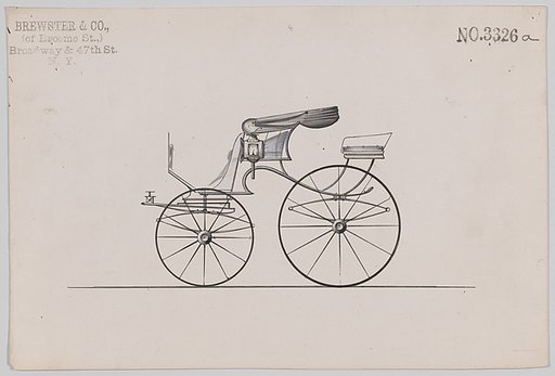 Design for Pony Phaeton, no. 3326a