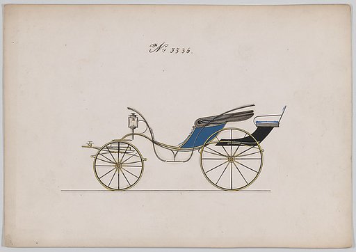 Design for Pony Phaeton, no. 3336
