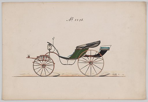 Design for Pony Phaeton, no. 3338