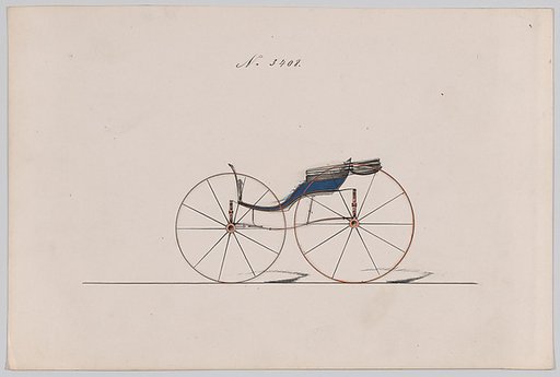 Design for Pony Phaeton, no. 3408