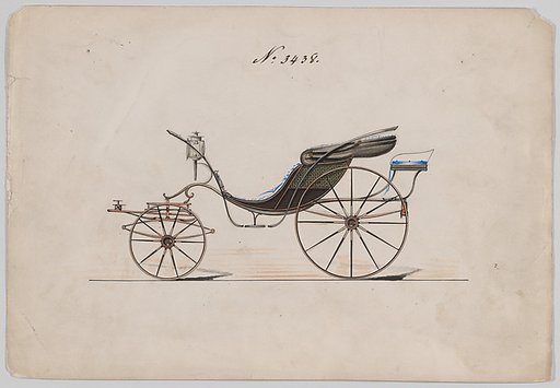 Design for Pony Phaeton, no. 3438