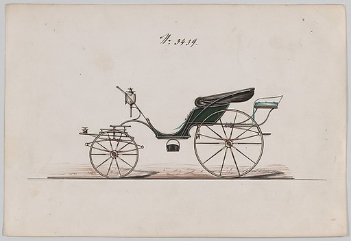 Design for Pony Phaeton, no. 3439