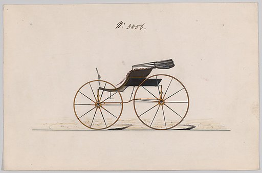 Design for Pony Phaeton, no. 3456