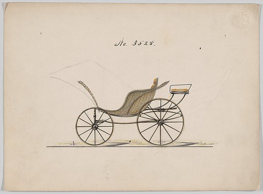 Design for Pony Phaeton, no. 3525