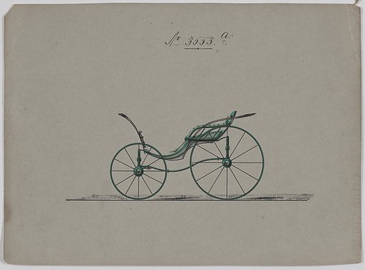 Design for Pony Phaeton, no. 3553a