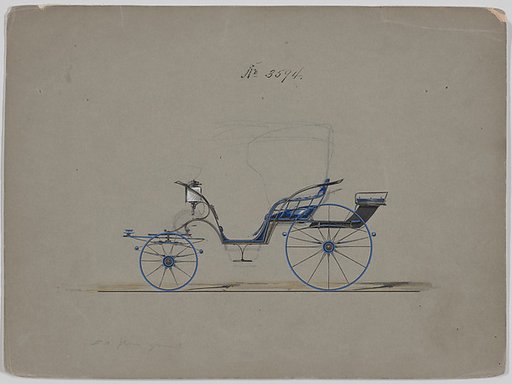 Design for Pony Phaeton, no. 3594