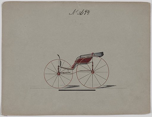 Design for Pony Phaeton, no. 3694