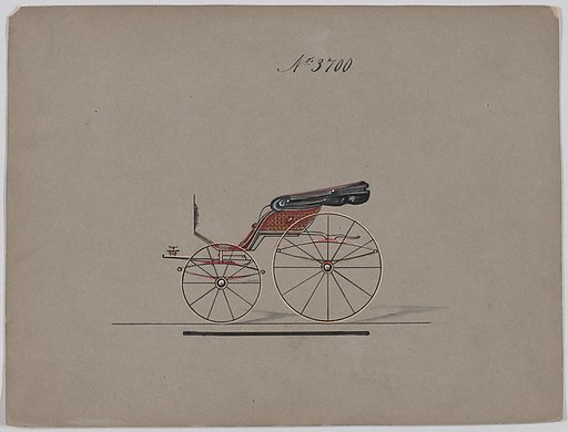 Design for Pony Phaeton, no. 3700
