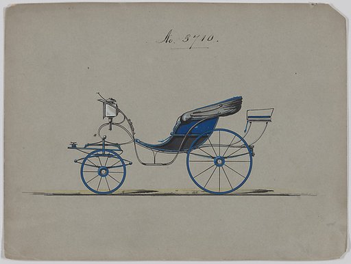 Design for Pony Phaeton, no. 3710