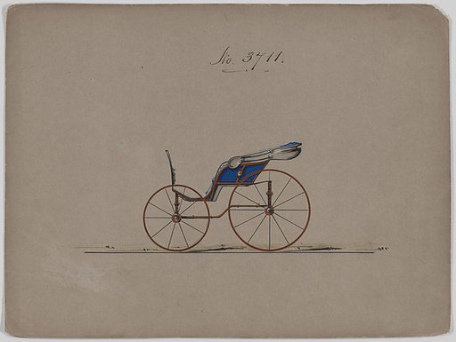 Design for Pony Phaeton, no. 3711