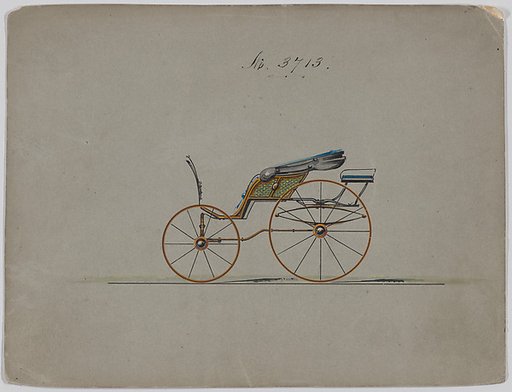 Design for Pony Phaeton, no. 3713
