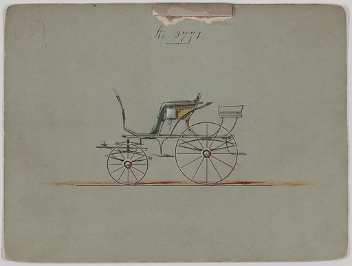 Design for Pony Phaeton, no. 3771