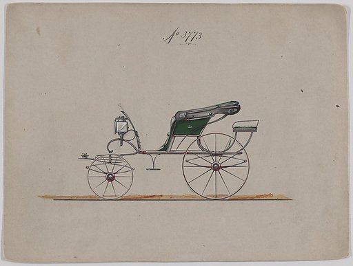 Design for Pony Phaeton, no. 3773