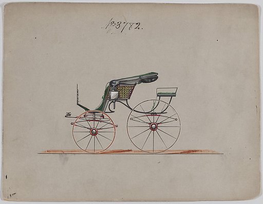 Design for Pony Phaeton, no. 3782
