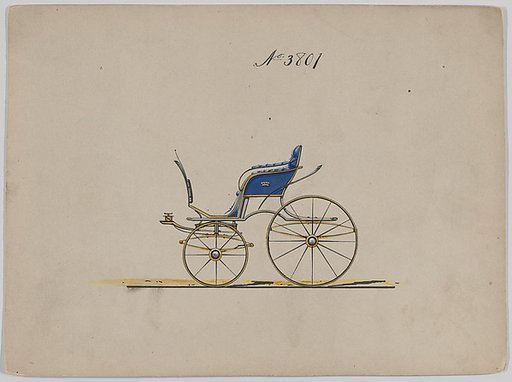 Design for Pony Phaeton, no. 3801