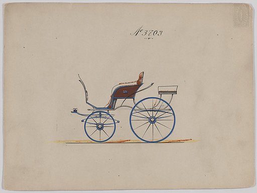 Design for Pony Phaeton, no. 3803