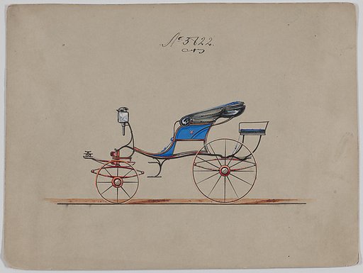 Design for Pony Phaeton, no. 3822